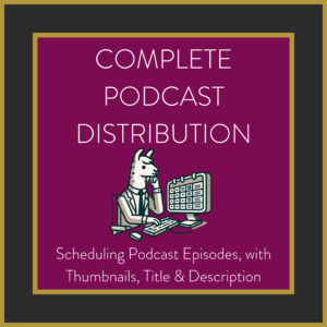 Llama Uploading Podcast onto a Website